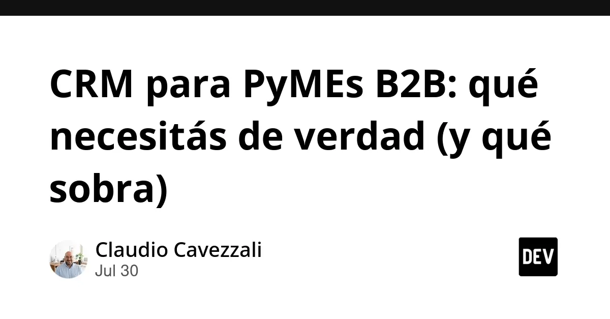 B2B CRM实施咨询