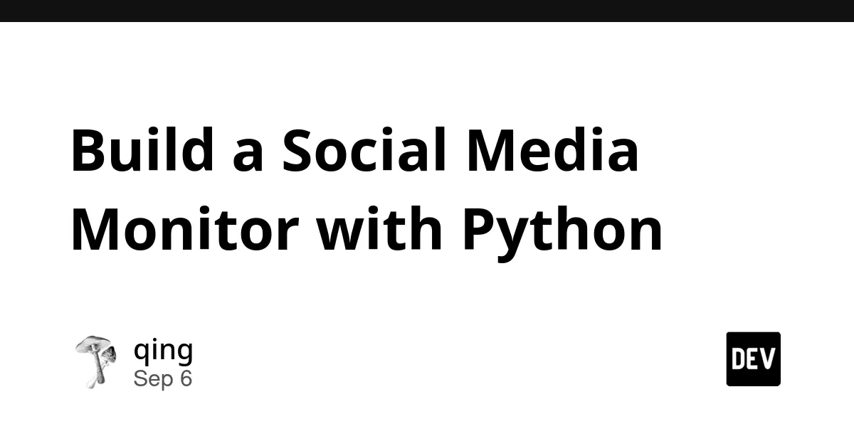 使用Python构建社交媒体监控工具