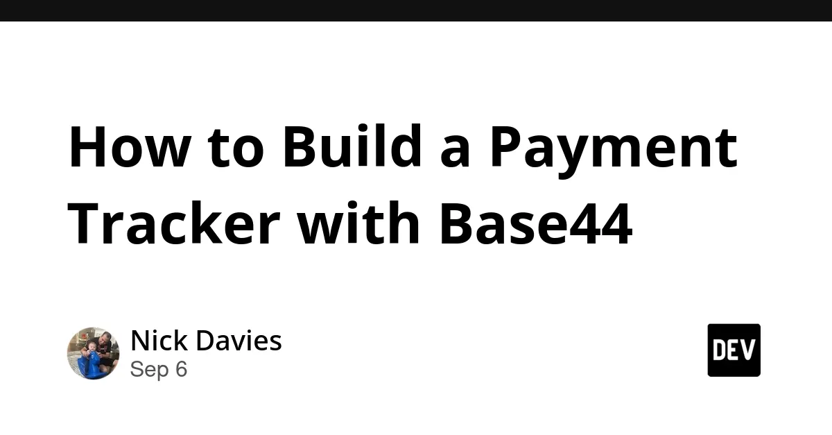 利用Base44构建支付追踪应用